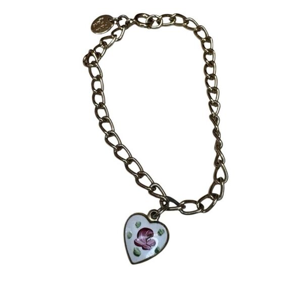 Park Lane Gold Tone Heart Charm Bracelet - Picture 1 of 4